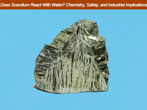 does-scandium-react-with-water